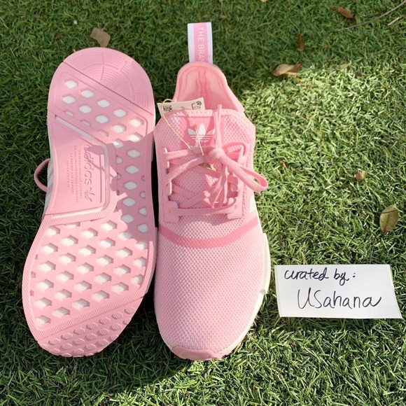 Adidas nmd R1 pink shoes - Picture 3 of 4